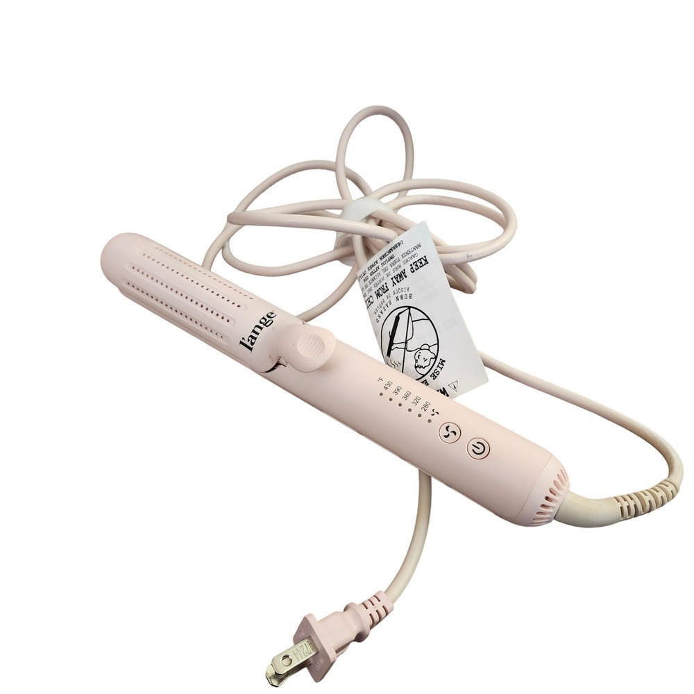 L'ange Le Duo 360 Airflow Styler Blush Pink Hair Straightener Curler A133